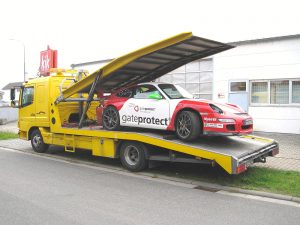Abholung Porsche GT3 997 Clubsport