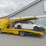 LKW Porsche Abholung 997 GT2 Clubsport