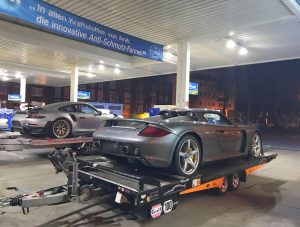 Porsche Carrera GT Transport crash-sportwagen.de