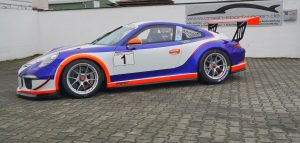 Porsche 991 Carrera CUP Seite linke Seite www.crash-sportwagen.de