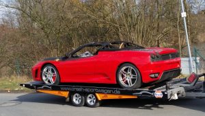 Brandschaden Ferrari Ankauf