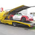 Abholung Porsche GT3 997 Clubsport