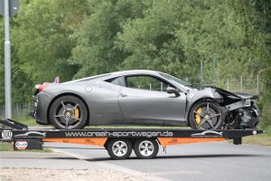 Totalschaden Ferrari 458