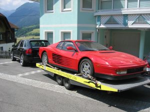 Ferrari Testarossa Transport Ankauf