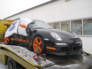 Porsche 997 GT3 Transport LKW