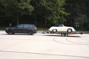 Porsche 356 A + cayenne hänger