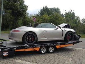 Porsche 991 Cabrio silber