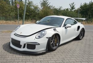 Porsche 991 GT3 RS Unfall Front links