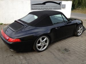 Porsche 993 Unfall Cabrio