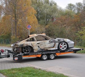 Porsche 996 Abschleppen