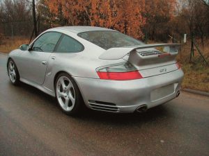 Porsche 996 GT 2 Heck links