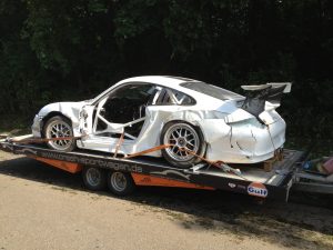 Porsche 997 GT3 CUP Hockenheim Unfall