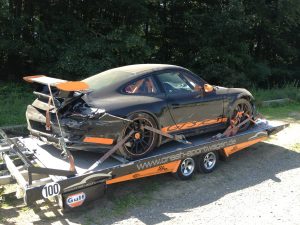 Unfall GT3 RS Porsche