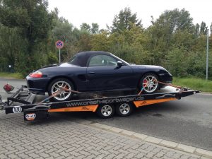 Porsche Boxster Unfall Abholung
