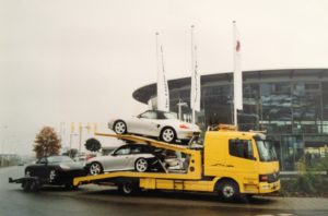 Porsche Transporte Spotwagen Exklusiv Transporte Unfallwagen Abholung Logistik