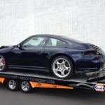 porsche 997 Carrera blau Unfallwagen