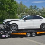 Unfallwagen Mercedes AMG C63 Frontschaden crash-sportwagen.de
