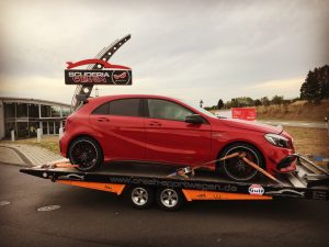 Mercedes A 45 Trailer www.crash-sportwagen.de