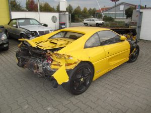 Unfall Ferrari F 355 GTS