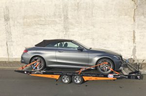 Mercedes-Benz AMG C 63 Cabrio Transport www.crash-sportwagen.de