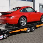 #993 carrera Anhänger 993 Carrera 4Unfall - Frontschaden #crash-sportwagen.de