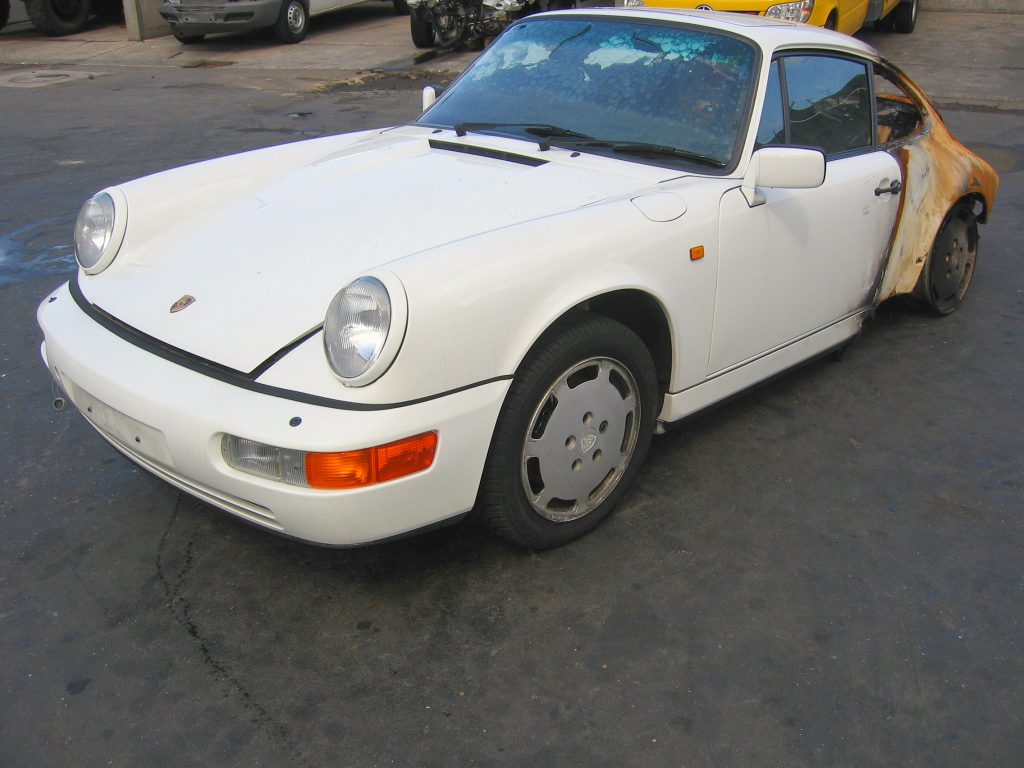 964 Carrera Brandschaden