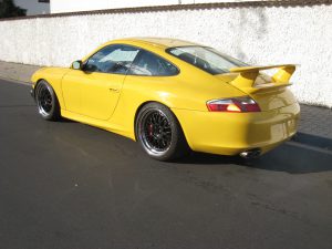 997 GT3 Speedgelb Unfallporsche