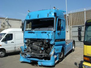Actros Totalschaden Unfall