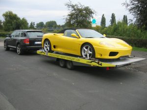 Ferrari Transport Abholung
