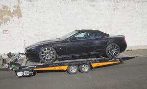 Unfall Aston Martin DB 9