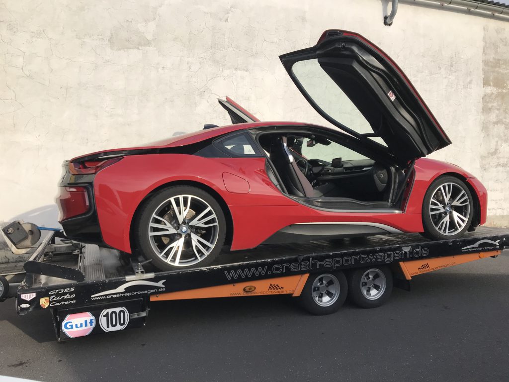 Unfall BMW Abholung