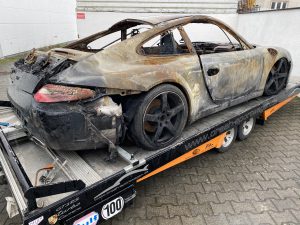 997 Porsche hänger abholung