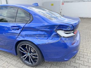 Unfall BMW Vorführwagen