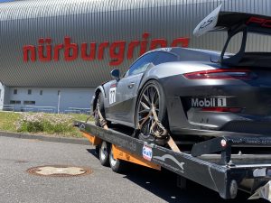 Porsche Unfall Abholung Nürburgring