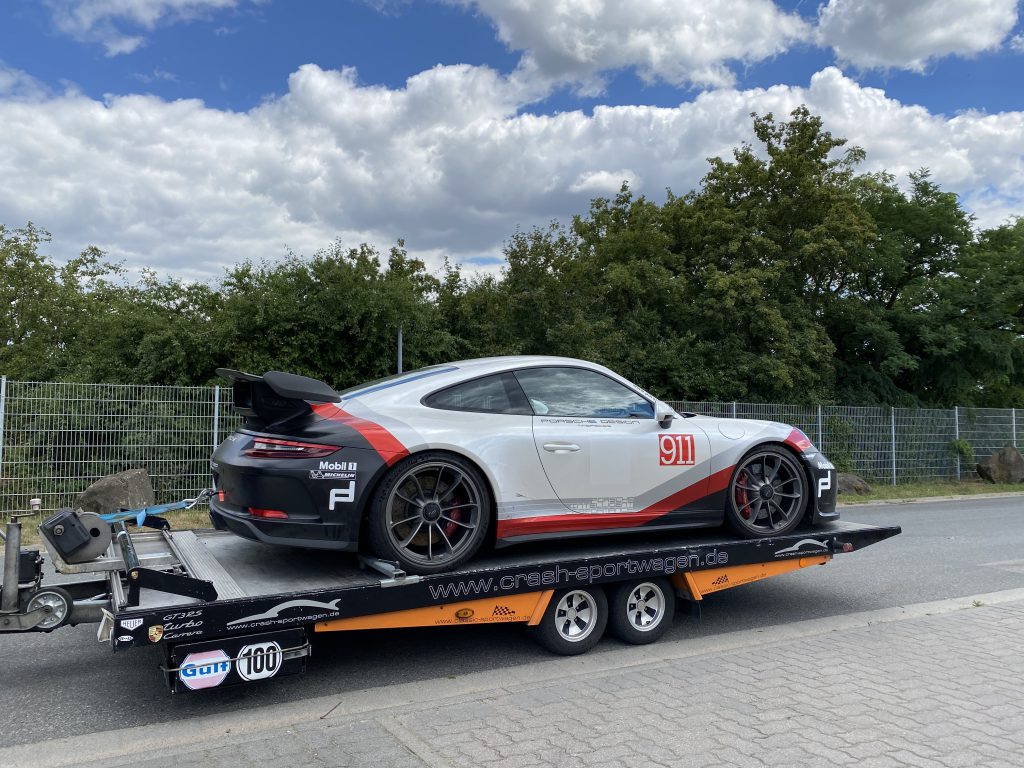 Porsche 991.2GT3 Clubsport-Unfall