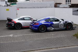 Porsche Gt3 CaymanGT4 Unfallwagen