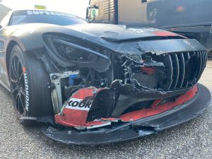 AMG GTR Crash Unfall