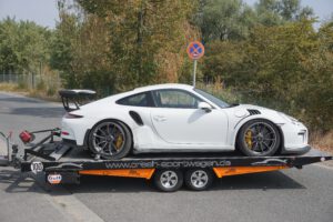 Unfall Porsche 991 GT3 RS Hänger
