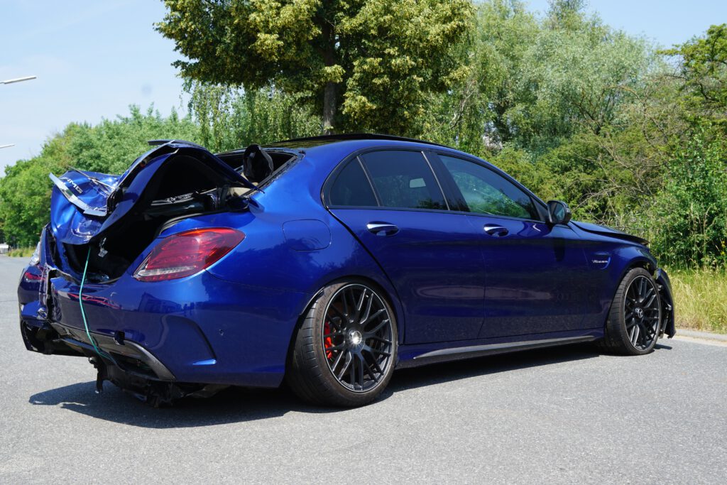 AMG C63 Heckschaden Ankauf