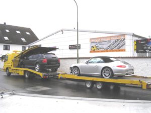 Bundesweite Unfallwagen-Abholung