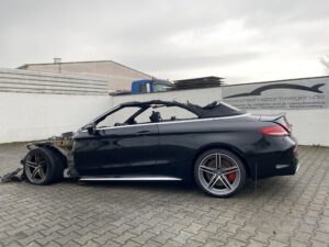 Mercedes AMG C53 Cabrio Brandschaden
