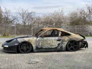 Brandschaden Porsche 997 Carrera Ankauf