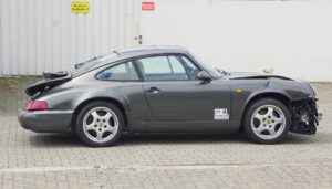 Heckschaden Porsche 964 Carrera Schiefergrau Metallic