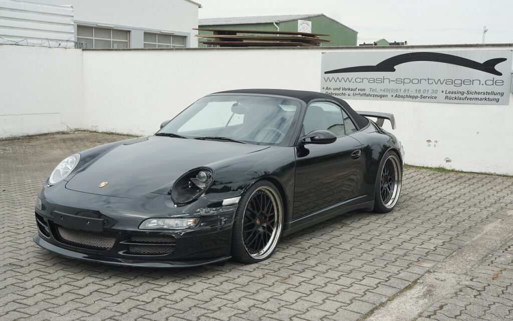 Unfallwagen Porsche 997 Carrera 4S Cabrio 3.8 Ankauf