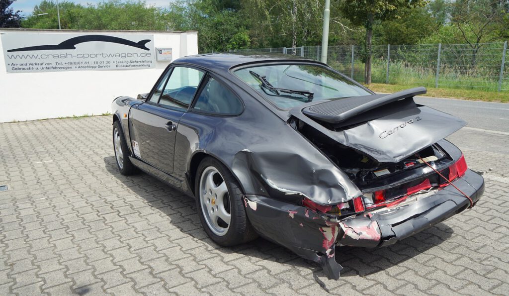 Schiefergrau Metallic Unfall 964 Carrera 2