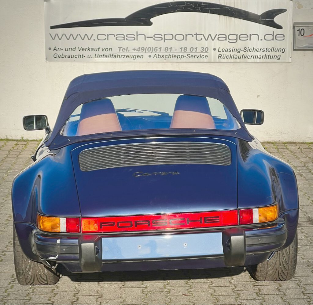 911er Carrera 3.2 Cabrio Unfallwagen-Ankauf