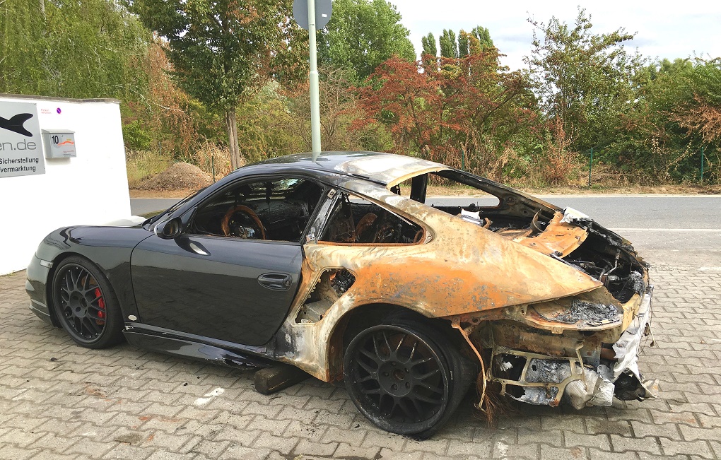 Turbo Porsche-Ankauf Brandschaden Motorbrand gesucht