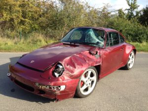 Überschlag Porsche 911 Carrera 993 Coupe 4S Allrad