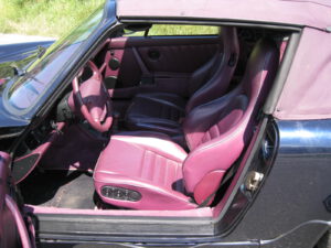 Sportsitze 964 Turbo mit Sonderleder Magenta