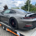 Porsche 992 Unfall Touring Achatgrau